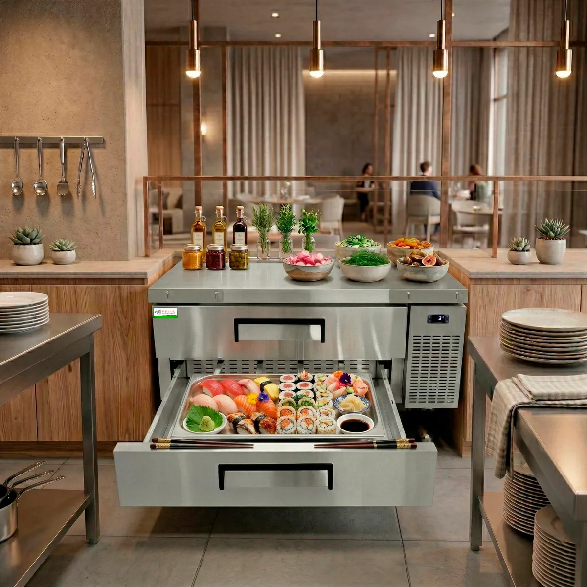 Base Refrigerada para Chef · 2 Cajones · Mayor Capacidad — foto 6 de 6 | Fuller Machinery Colombia