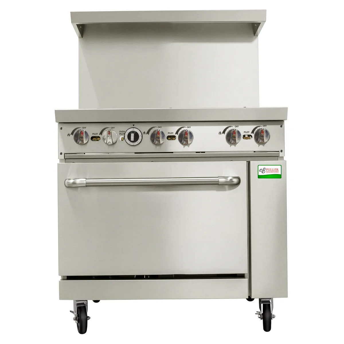 Estufa Industrial a Gas · 6 Quemadores con Horno