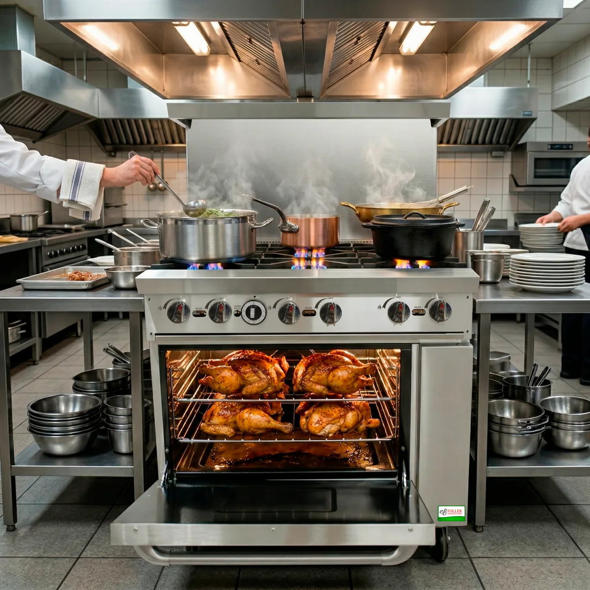 Estufa Industrial a Gas · 6 Quemadores con Horno — foto 5 de 5 | Fuller Machinery Colombia