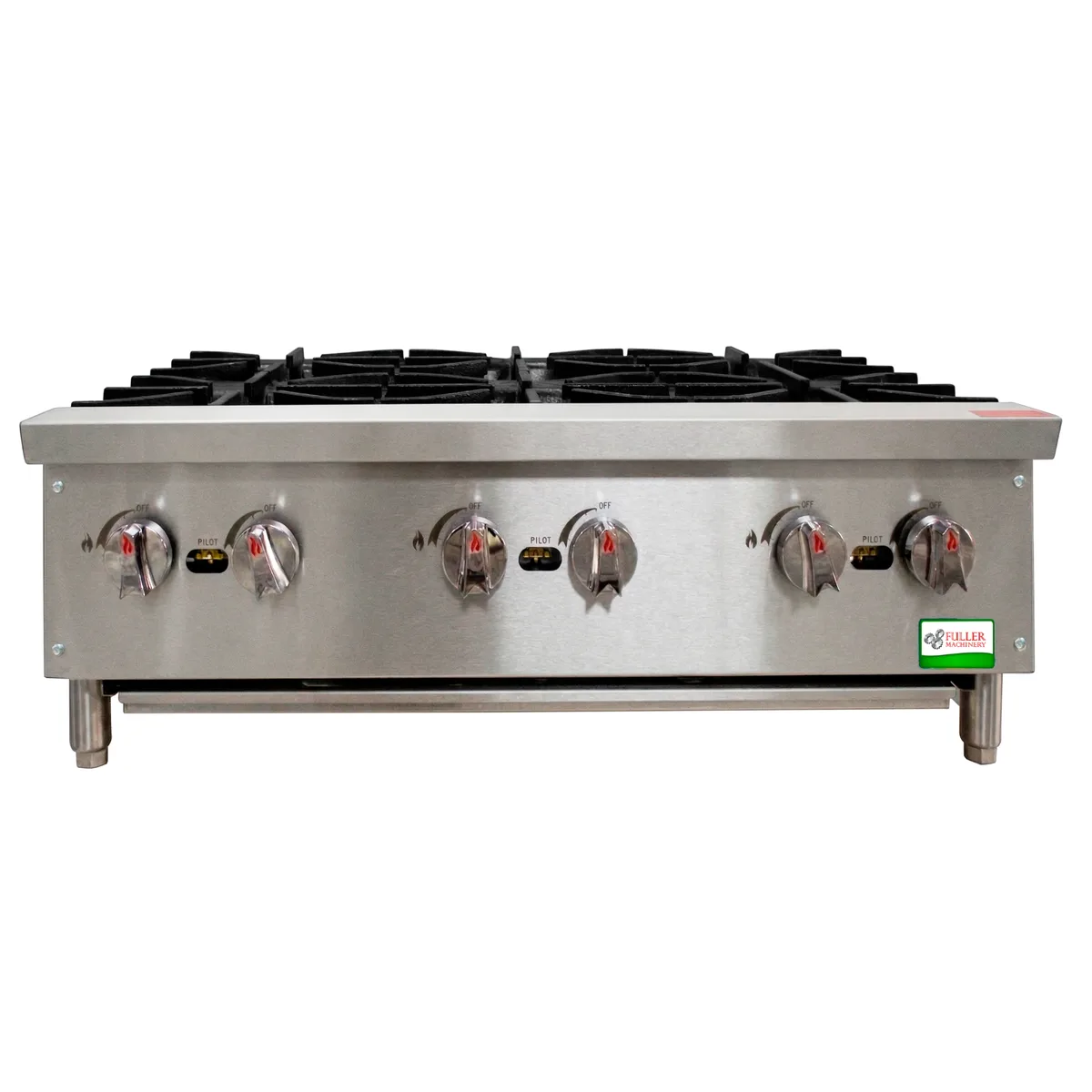 Estufa de Mesa Industrial a Gas · 6 Quemadores