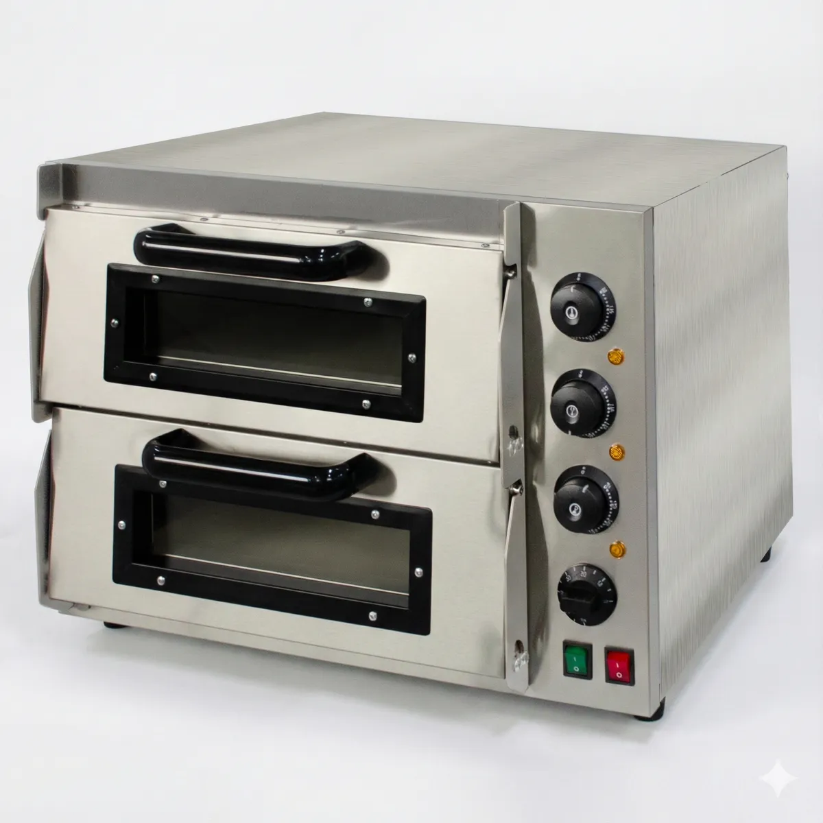 Horno Pizza Eléctrico Doble Cámara (2 Pisos) con Piedra · 350°C - Fuller Machinery — Panadería y Repostería | Fuller Machinery Colombia